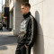 Patchwork DTG Screen Print Racing Jacket | Y2K Vintage Windbreaker | Streetwear Manufacturer
