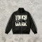 Checkerboard Stripe Patchwork Screen Print Jacket | Vintage Racing Jacket  | Custom Streetwear Manufacturer