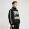 Checkerboard Stripe Patchwork Screen Print Jacket | Vintage Racing Jacket  | Custom Streetwear Manufacturer