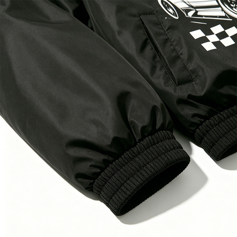 DTG and Screen Print Patchwork Vintage Racing Jacket