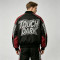 DTG Print Patchwork Screen Print Biker Jacket | Vintage Racing Jacket | Custom Streetwear Manufacturer