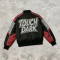 DTG Print Patchwork Screen Print Biker Jacket | Vintage Racing Jacket | Custom Streetwear Manufacturer