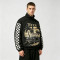 Applique Screen and DTG Print Patchwork Racing Jacket | Vintage Streetwear Windbreaker | OEM Streetwear
