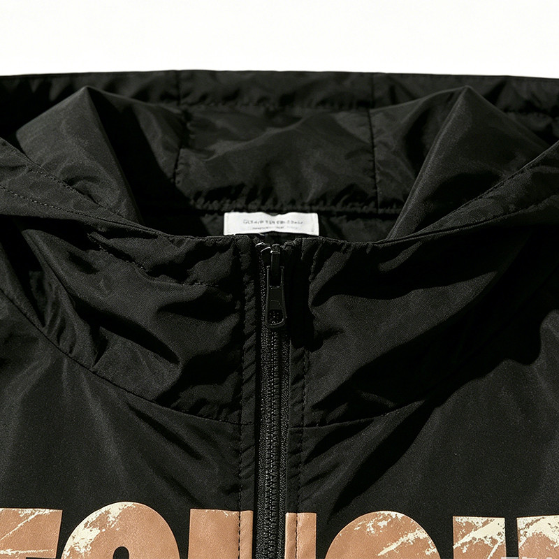 Screen and DTG Print Patchwork Jacket