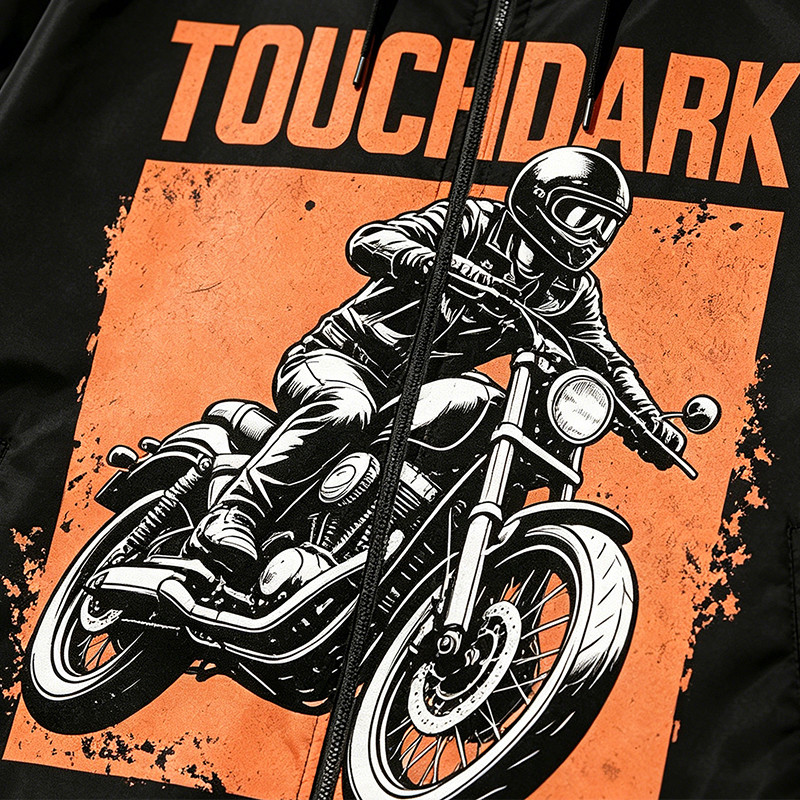 Screen and DTG Print Patchwork Jacket