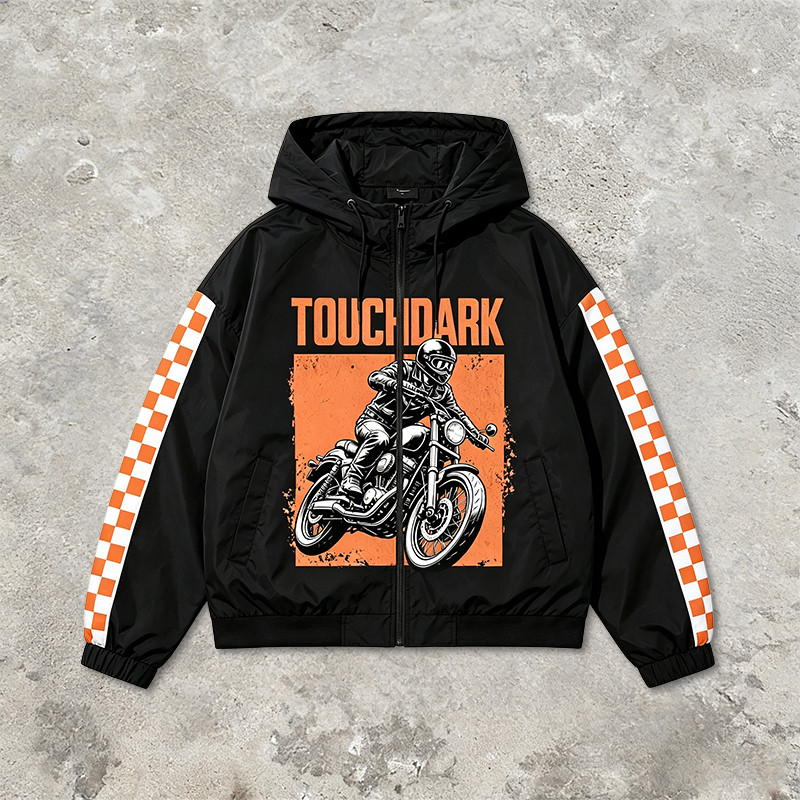 Screen and DTG Print Patchwork Jacket