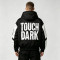 Screen Print Color Block Patchwork Jacket | Vintage Racing Hooded Jacket | Crack Print Street Windbreaker | OEM Streetwear