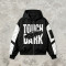 Screen Print Color Block Patchwork Jacket | Vintage Racing Hooded Jacket | Crack Print Street Windbreaker | OEM Streetwear