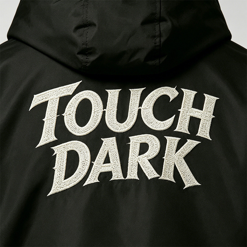 Applique DTG Print Vintage Racing Hooded Jacket