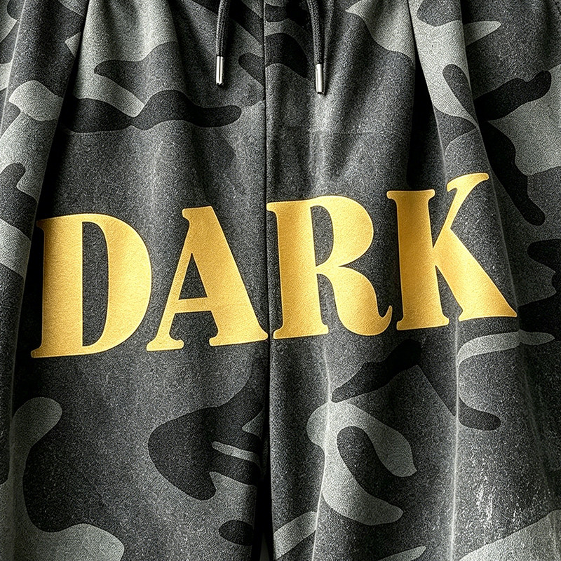 Washed Spray Dye Screen and DTG Print Pants
