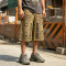 Applique Washed Spray Dye Vintage Cargo Pants | Distressed Ripped Capri Shorts | Streetwear Manufacturer