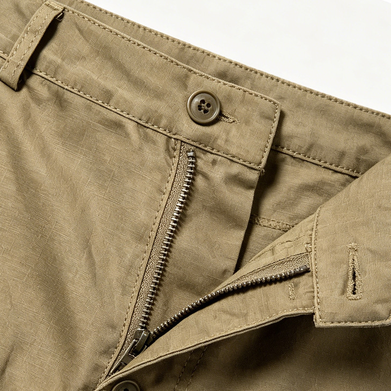 Applique Washed Spray Dye Vintage Cargo Pants