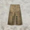 Applique Washed Spray Dye Vintage Cargo Pants | Distressed Ripped Capri Shorts | Streetwear Manufacturer