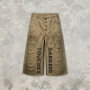Applique Washed Spray Dye Vintage Cargo Pants | Distressed Ripped Capri Shorts | Streetwear Manufacturer