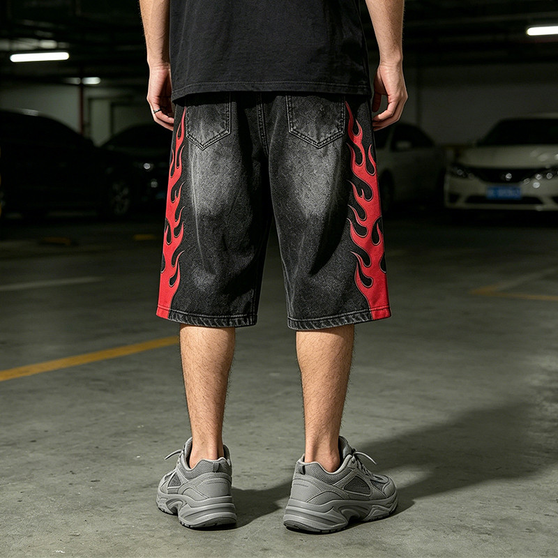 Spray Dye Washed Black Distressed Ripped Cropped shorts