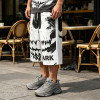 Appique DTG Printed Skull Vintage Cropped Pants | 100% Cooton Cropped Sweatpants | Custom Streetwear Manufacturer