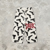 Heat Transfer Print Vintage Cropped Pants | Graffiti Gun Pattern Cropped shorts | Custom Streetwear