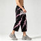 Heat Transfer Print Applique Vintage Pants | Pink Lightning Graphic Cropped pants| Clothing Manufacturer