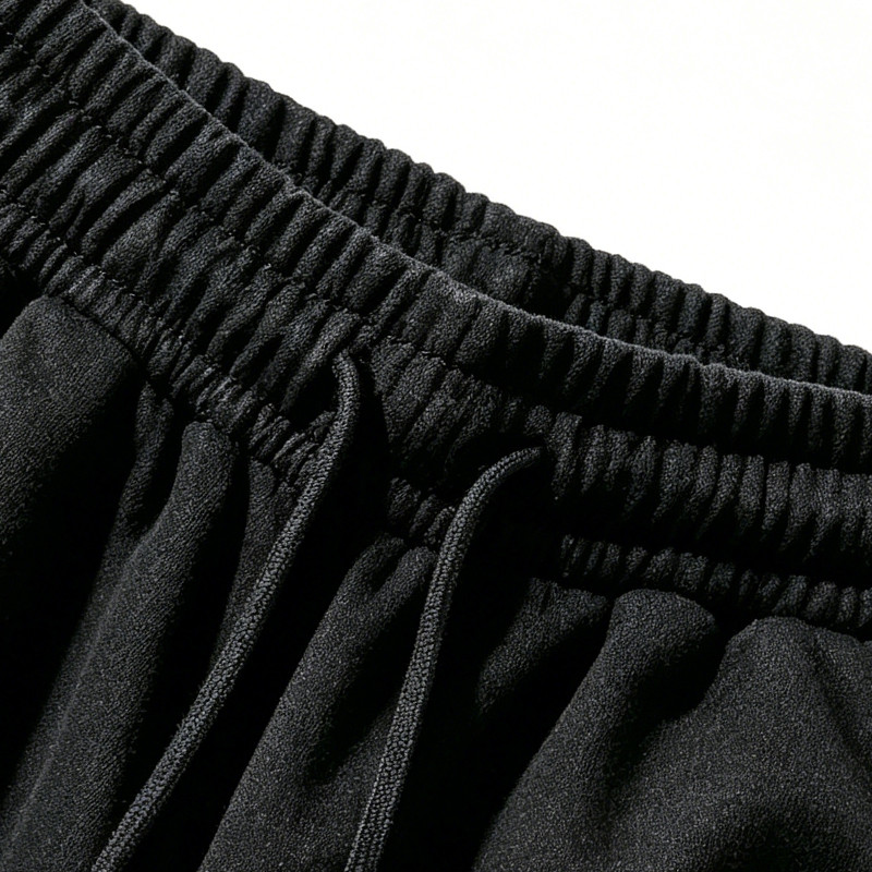 Screen Print Acid Washed Spray Dye Cropped Pants