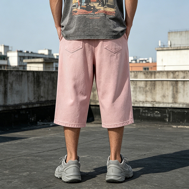 Screen Print Applique Distressed Ripped Spray Dye Pants