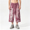 Rhinestone Distressed Ripped Spray Dye Pants | Screen Print Vintage Cropped Pants | Custom Streetwear