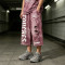 Rhinestone Distressed Ripped Spray Dye Pants | Screen Print Vintage Cropped Pants | Custom Streetwear