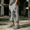 Distressed Ripped Washed Spray Dye DTG Print Pants | Vintage Abrade Cropped Pants | Clothing Manufacturer