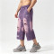 Acid Wash Spray Dye Ripped Rhinestone Embroidery Star Pants | Vintage Cropped Pants | Custom Streetwear