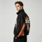 Patchwork Color Block DTG Print Guitar Graphic Jacket | Vintage Sonic Music Streetwear Windbreaker | Clothing Manufacturer
