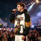 Patchwork Color Block DTG Print Mona Lisa Guitar Hooded Jacket | Sonic-Wear Jacket | Clothing Manufacturer
