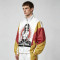 Patchwork DTG and Screen Print Female DJ Stand Collar Jacket | Retro Sonic-Wear Jacket | Streetwear Clothing Manufacturer