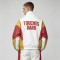 Patchwork DTG and Screen Print Female DJ Stand Collar Jacket | Retro Sonic-Wear Jacket | Streetwear Clothing Manufacturer
