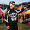 Patchwork Screen DTG Print Hooded Jacket | Anime DJ Yoda Sonic Graphic Sonic-Wear Jacket | OEM Streetwear