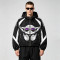 Patchwork Screen DTG Print Hooded Jacket | Anime DJ Yoda Sonic Graphic Sonic-Wear Jacket | OEM Streetwear