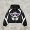 Patchwork Screen DTG Print Hooded Jacket | Anime DJ Yoda Sonic Graphic Sonic-Wear Jacket | OEM Streetwear