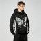 Patchwork Reflective Print Hooded Jacket | Sonic-Wear Butterfly Drip Graphic Jacket | Streetwear Manufacturer