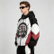 Color Block Patchwork DTG Print Headphone Graphic Hooded Jacket | Sonic-Wear Street Jacket | Custom Streetwear