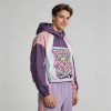 Anime DTG Screen Print Color Block Patchwork Jacket | Crop Hooded Jacket | Streetwear Manufacturer