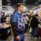 DTG Print Color Block Patchwork Spray Dye Anime Hooded Jacket | Oversized Anime Streetwear | Custom Streetwear