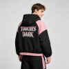 Screen DTG Print Patchwork Anime Hooded Jacket | Cropped Streetwear Jacket | Custom Streetwear Manufacturer