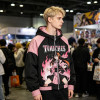 Screen DTG Print Patchwork Anime Hooded Jacket | Cropped Streetwear Jacket | Custom Streetwear Manufacturer