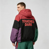 Screen Print DTG Patchwork Color Block Anime Jacket | Anime Harajuku Style | Custom Streetwear Manufacturer