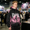 Screen Print Color Block Patchwork Anime Jacket | Hooded Zip Up Streetwear Jacket | Custom Streetwear