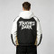 Screen Print Patchwork Anime Graphic Hooded Jacket | Color Block Streetwear Jacket | Custom Streetwear