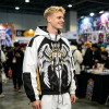 Screen Print Patchwork Anime Graphic Hooded Jacket | Color Block Streetwear Jacket | Custom Streetwear