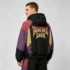 Patchwork Color Block Screen Anime Print Jacket |Hooded Windbreaker Jacket | Custom Streetwear Manufacturer