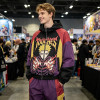 Patchwork Color Block Screen Anime Print Jacket |Hooded Windbreaker Jacket | Custom Streetwear Manufacturer