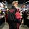 Screen Print Color Block Patchwork Anime Jacket | Gothic Cartoon Zip Up Jacket | Custom Streetwear