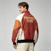 Screen Print Patchwork Color Block Jacket | Anime Graphic Stand Collar Jacket | Custom Streetwear