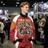 Screen Print Patchwork Color Block Jacket | Anime Graphic Stand Collar Jacket | Custom Streetwear